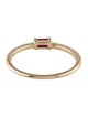 Jewelmak 14K Ruby & Diamond Band