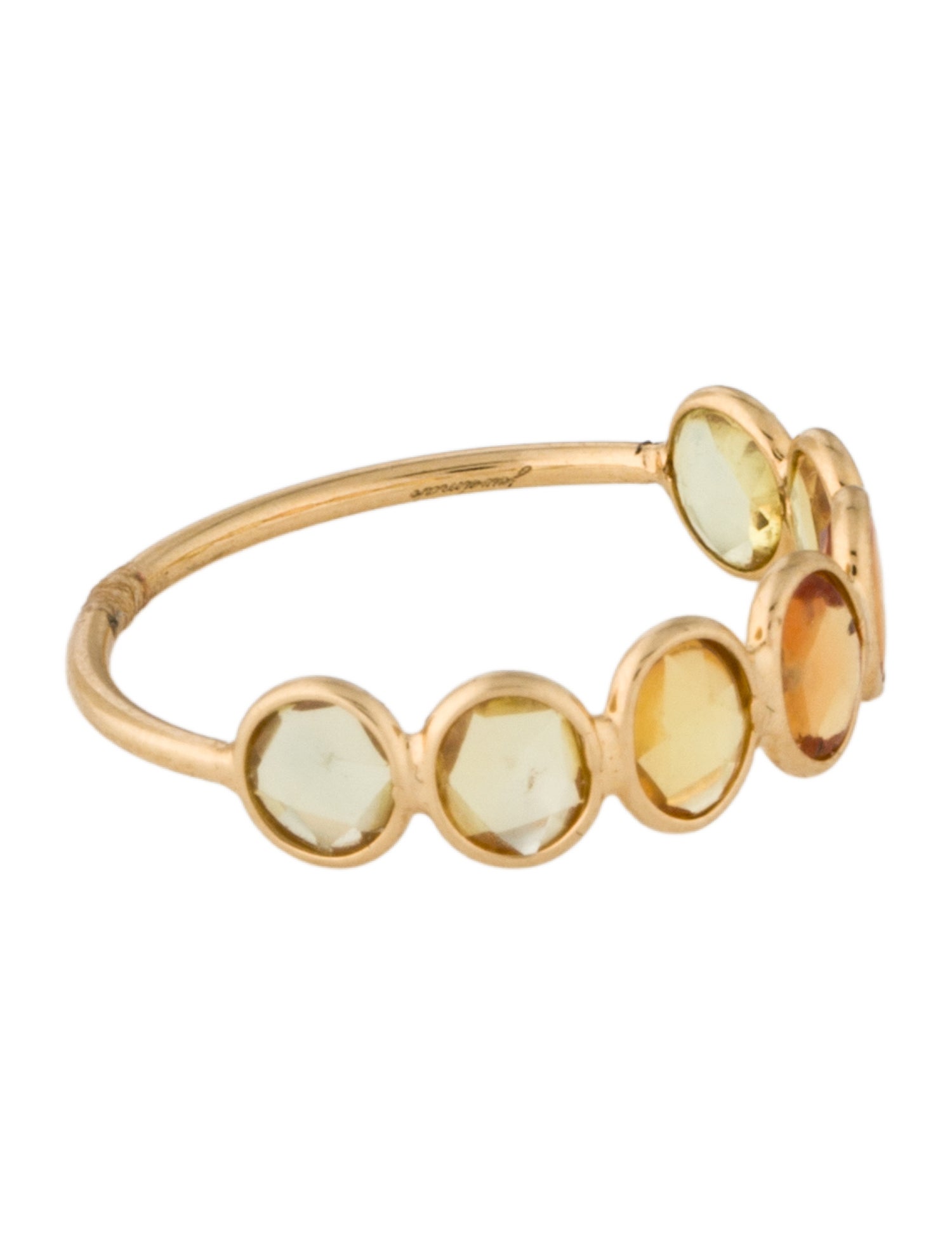 Jewelmak 18K 1.50ctw Sapphire Band