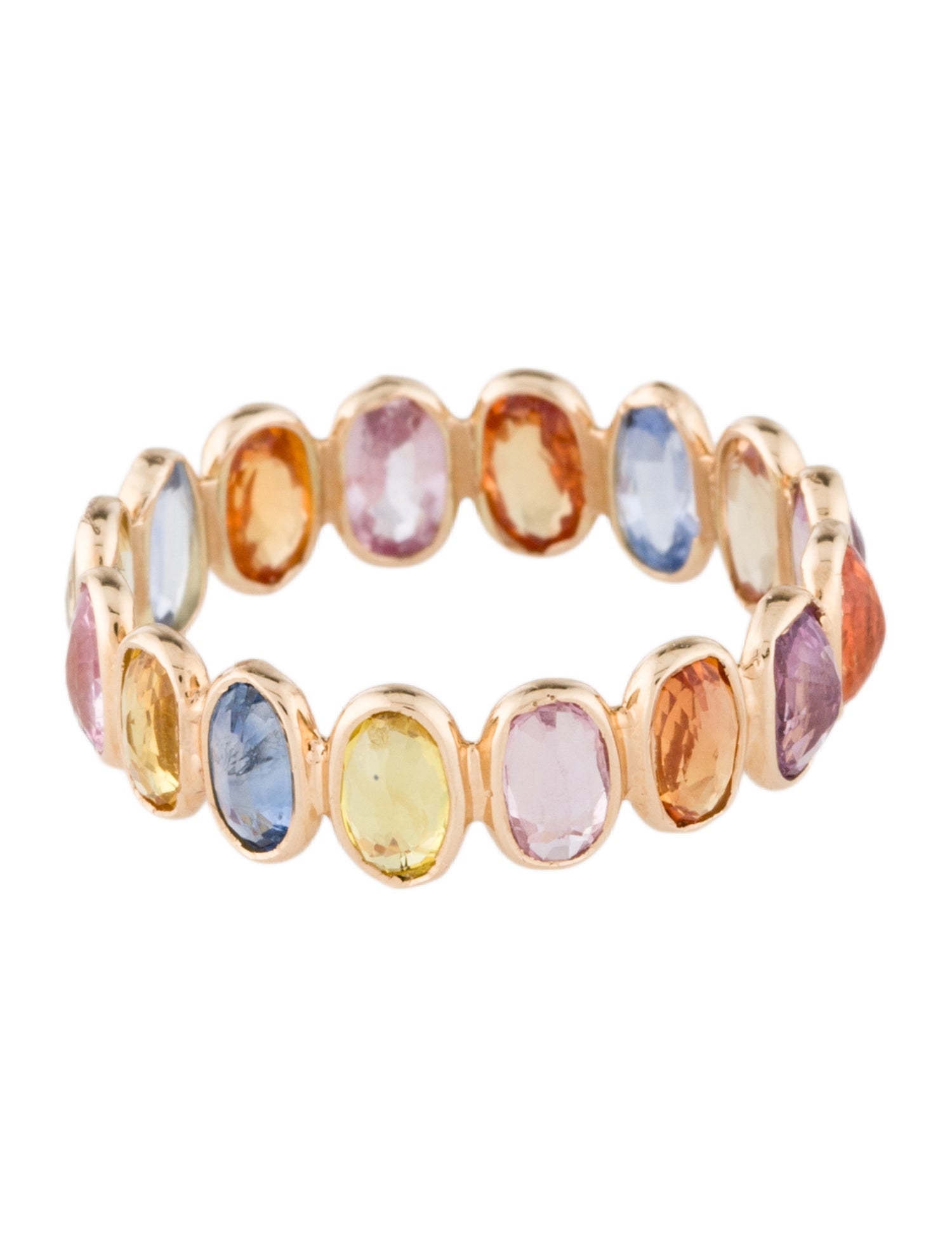 Jewelmak 14K Sapphire Band