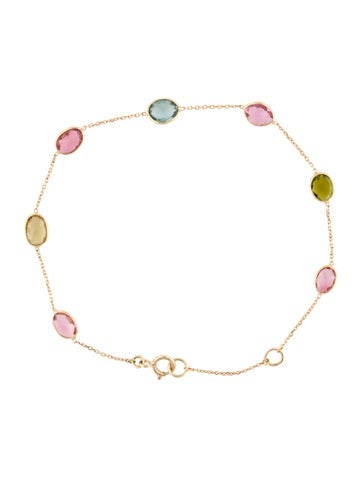 Jewelmak Station 18K Tourmaline Bracelet
