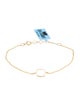 Jewelmak 14K Moonstone Bracelet