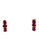 Jewelmak 14K 1.50ctw Ruby Drop Earrings
