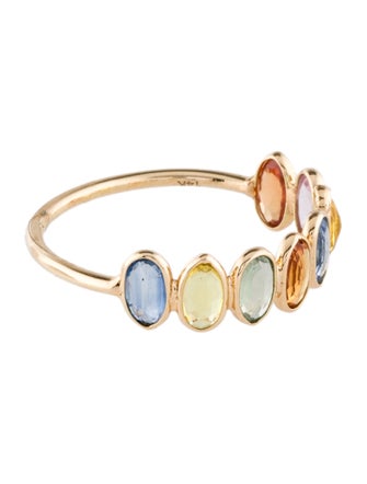 Jewelmak 14K 2.35ctw Sapphire Ring