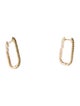 Jewelmak 14K Peridot U-Hoop Earrings