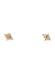 Jewelmak 14K Sapphire & Diamond Oval Star Stud Earrings