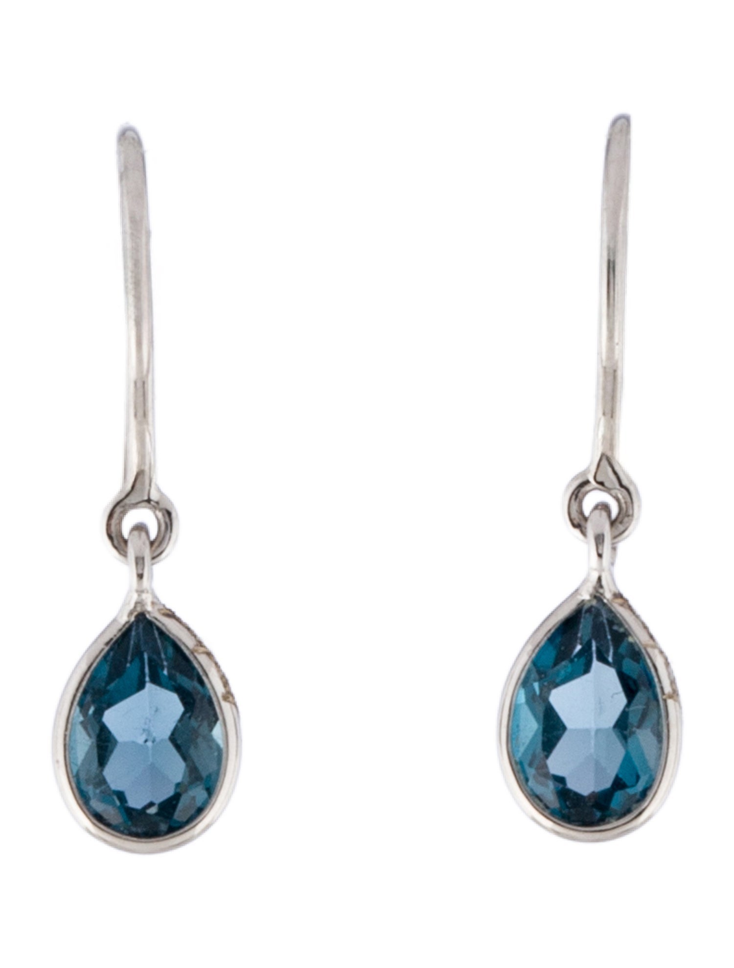 Jewelmak 18K Topaz Drop Earrings