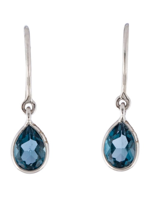 Jewelmak 18K Topaz Drop Earrings