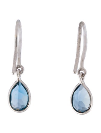 Jewelmak 18K Topaz Drop Earrings
