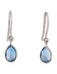 Jewelmak 18K Topaz Drop Earrings