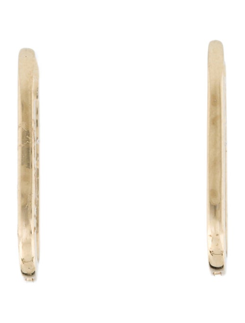 Jewelmak 14K Peridot Hoop Earrings