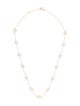 Jewelmak 18K 9.65ctw Opal Station Necklace