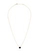 Jewelmak 14K 1.68ct Sapphire Pendant Necklace