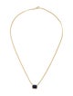 Jewelmak 14K Sapphire & Diamond Pendant Necklace