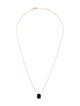 Jewelmak 14K 3.06ct Sapphire Pendant Necklace
