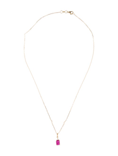 Jewelmak 14K Ruby & Diamond Jewelry Set