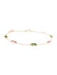 Jewelmak 18K Tourmaline Station Bracelet