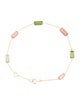 Jewelmak 18K Tourmaline Station Bracelet