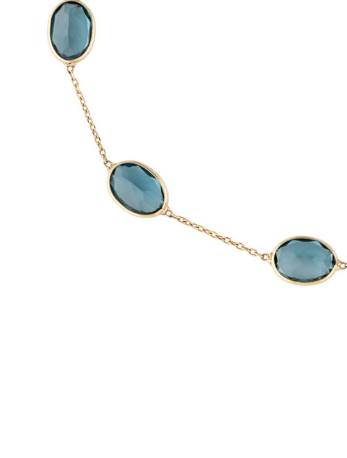 Jewelmak 18K Topaz Oval Bracelet