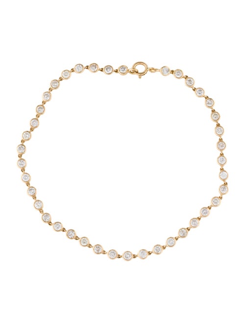 Jewelmak 18K 2.04ctw Diamond Tennis Bracelet