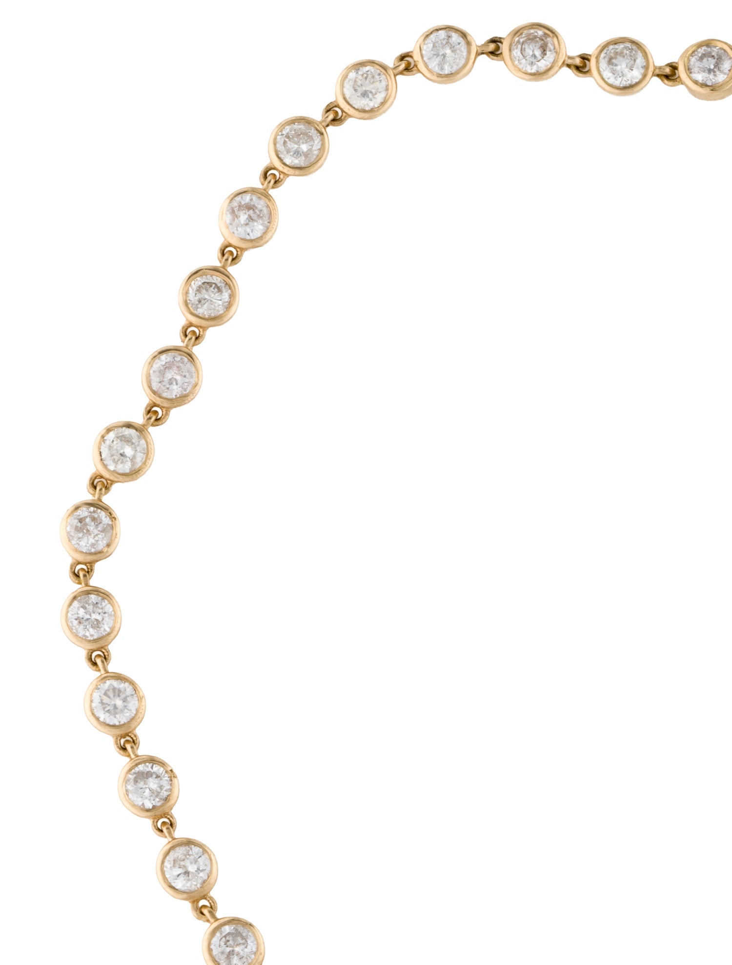 Jewelmak 18K 2.04ctw Diamond Tennis Bracelet