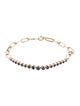 Jewelmak 14K 1.06ctw Sapphire Link Bracelet