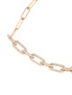 Jewelmak 14K Diamond Link Bracelet