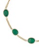 Jewelmak 14K 4.23ctw Emerald Station Bracelet
