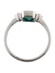 Jewelmak 14K Emerald & Diamond Cocktail Ring