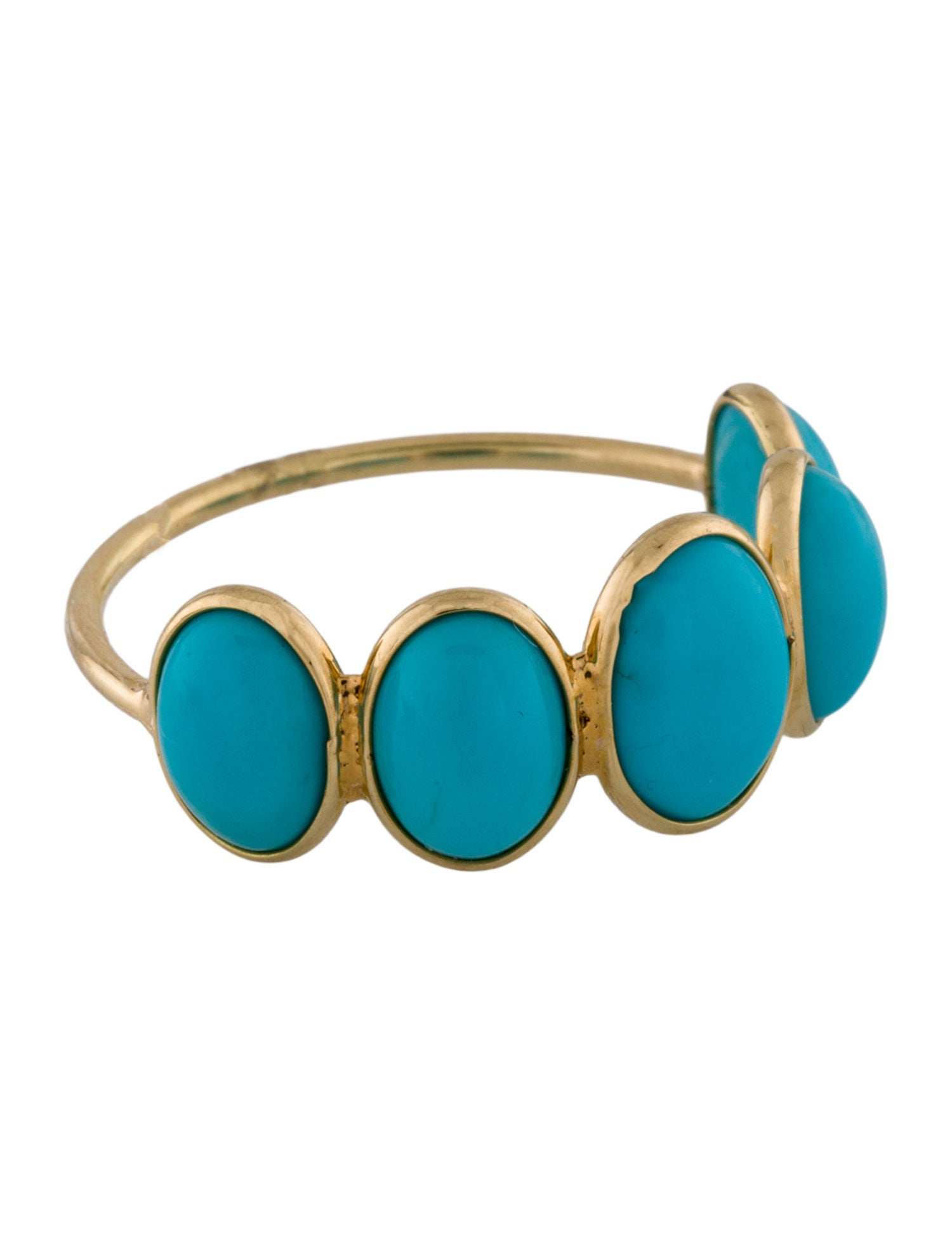 Jewelmak 18K Turquoise Band