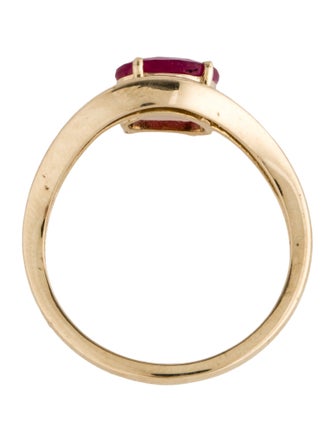 Jewelmak 14K 1.14ct Ruby Solitaire Ring