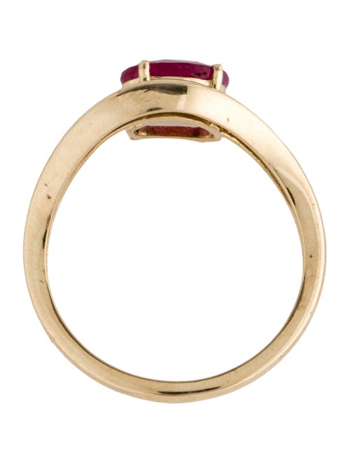 Jewelmak 14K 1.14ct Ruby Solitaire Ring