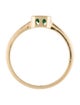 Jewelmak 18K Emerald Cocktail Ring