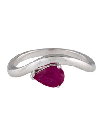 Jewelmak 14K Ruby Cocktail Ring