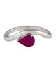 Jewelmak 14K Ruby Cocktail Ring