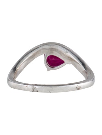 Jewelmak 14K Ruby Cocktail Ring