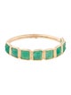 Jewelmak 18K Emerald Band