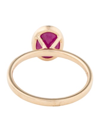 Jewelmak 14K Ruby Cocktail Ring