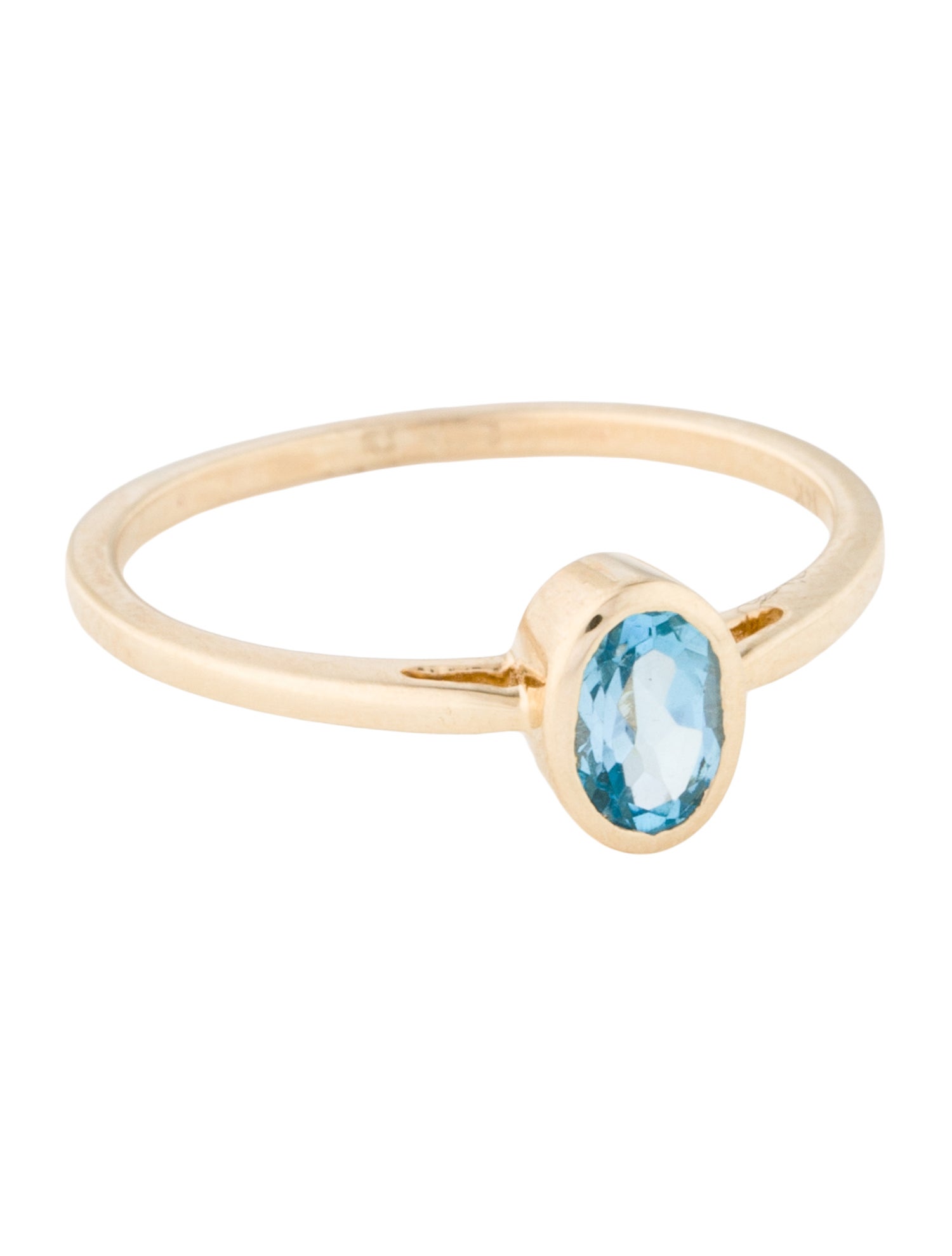 Jewelmak 14K Topaz Cocktail Ring
