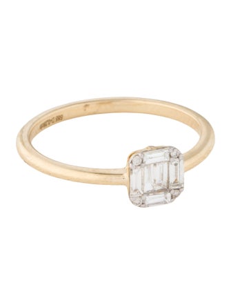 Jewelmak 14K Diamond Cocktail Ring