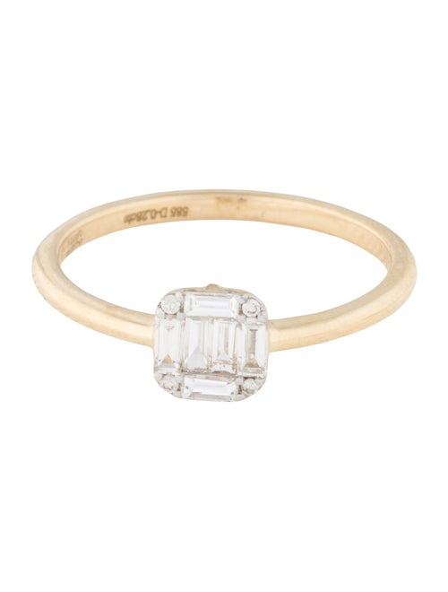 Jewelmak 14K Diamond Cocktail Ring
