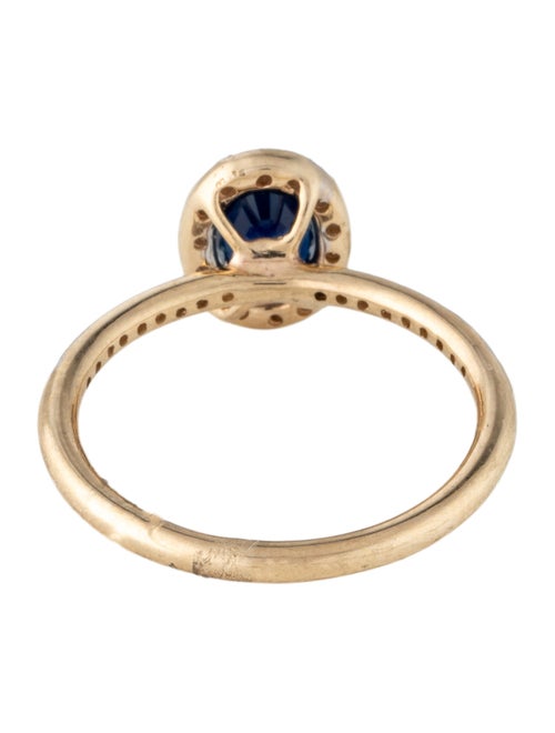Jewelmak 14K Sapphire & Diamond Cocktail Ring