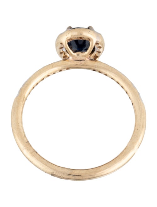 Jewelmak 14K Sapphire & Diamond Cocktail Ring