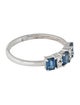 Jewelmak 14K Sapphire & Diamond Band