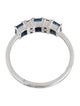 Jewelmak 14K Sapphire & Diamond Band