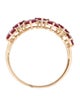 Jewelmak 14K Ruby & Diamond Cocktail Ring