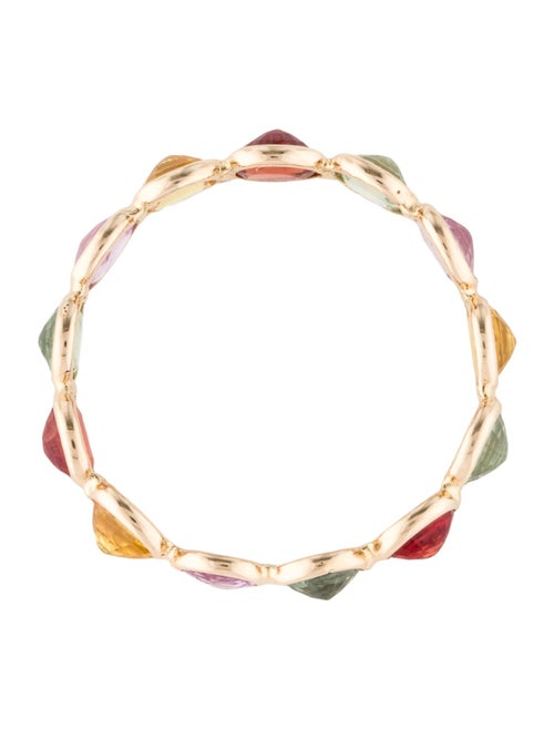 Jewelmak 14K 2.34ctw Sapphire Eternity Band