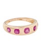 Jewelmak 14K Ruby Band