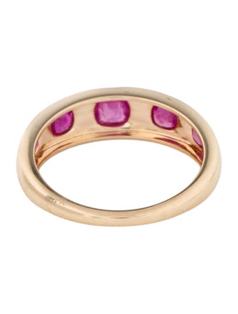 Jewelmak 14K Ruby Band