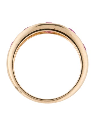 Jewelmak 14K Ruby Band