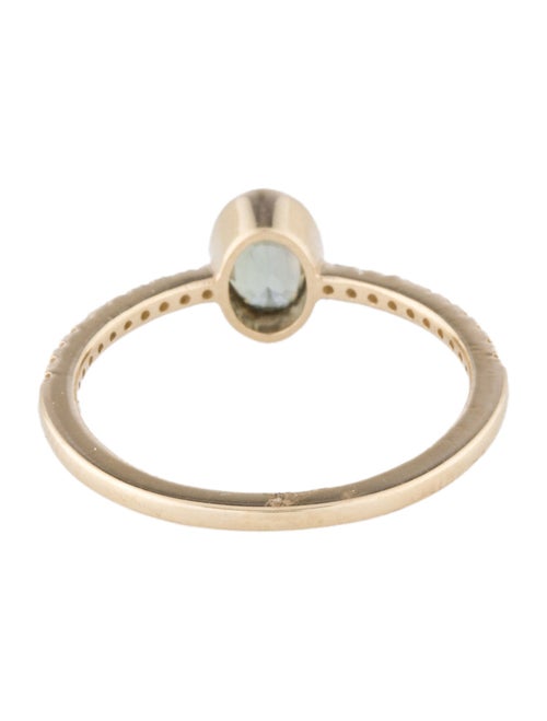 Jewelmak 14K Sapphire & Diamond Cocktail Ring